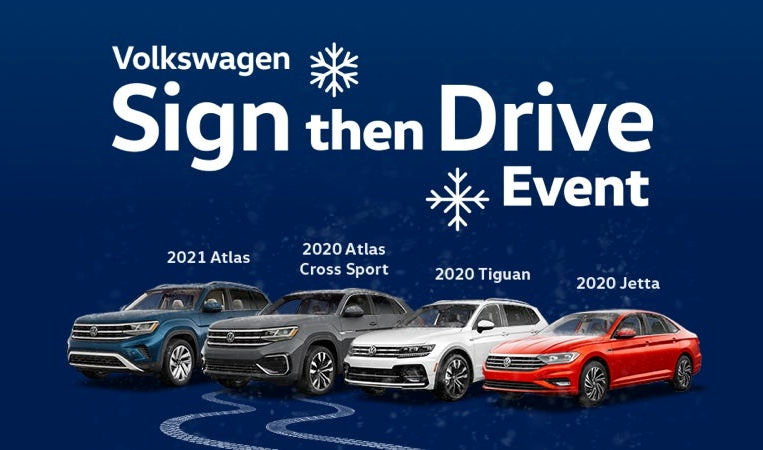 Volkswagen Sign Then Drive