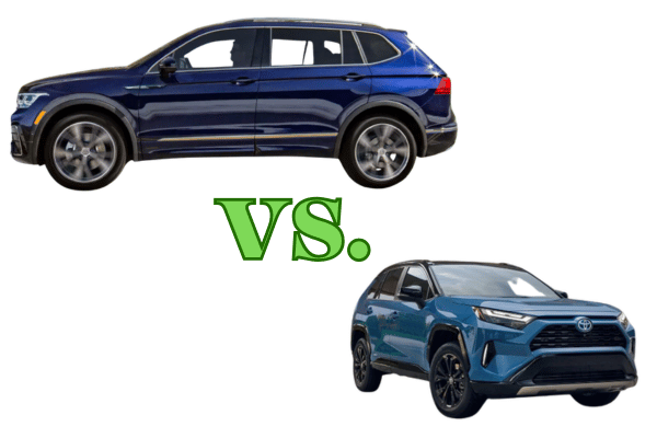 2024 VW Tiguan and Toyota RAV4