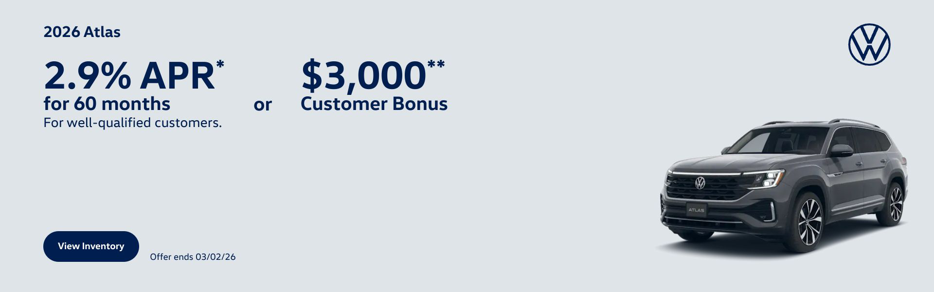 2026 Atlas APR or Bonus