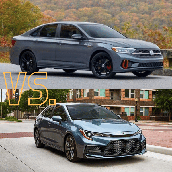 2022 Volkswagen Jetta / 2022 Toyota Corolla Comparison at Thelen VW in Bay City, MI